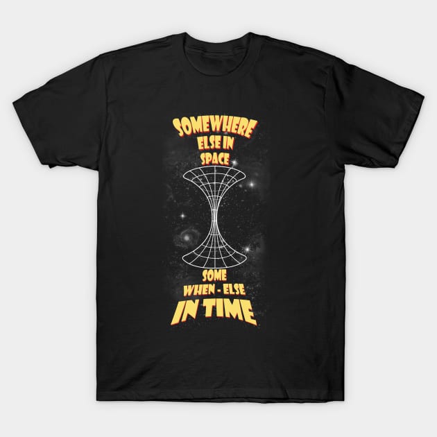 Through the wormhole T-Shirt by hereticwear